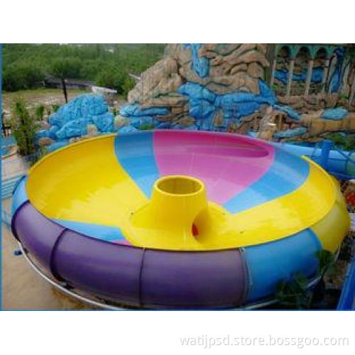 Family Aqua Park Space Bowl Kids Water Slide , Fiberglass R